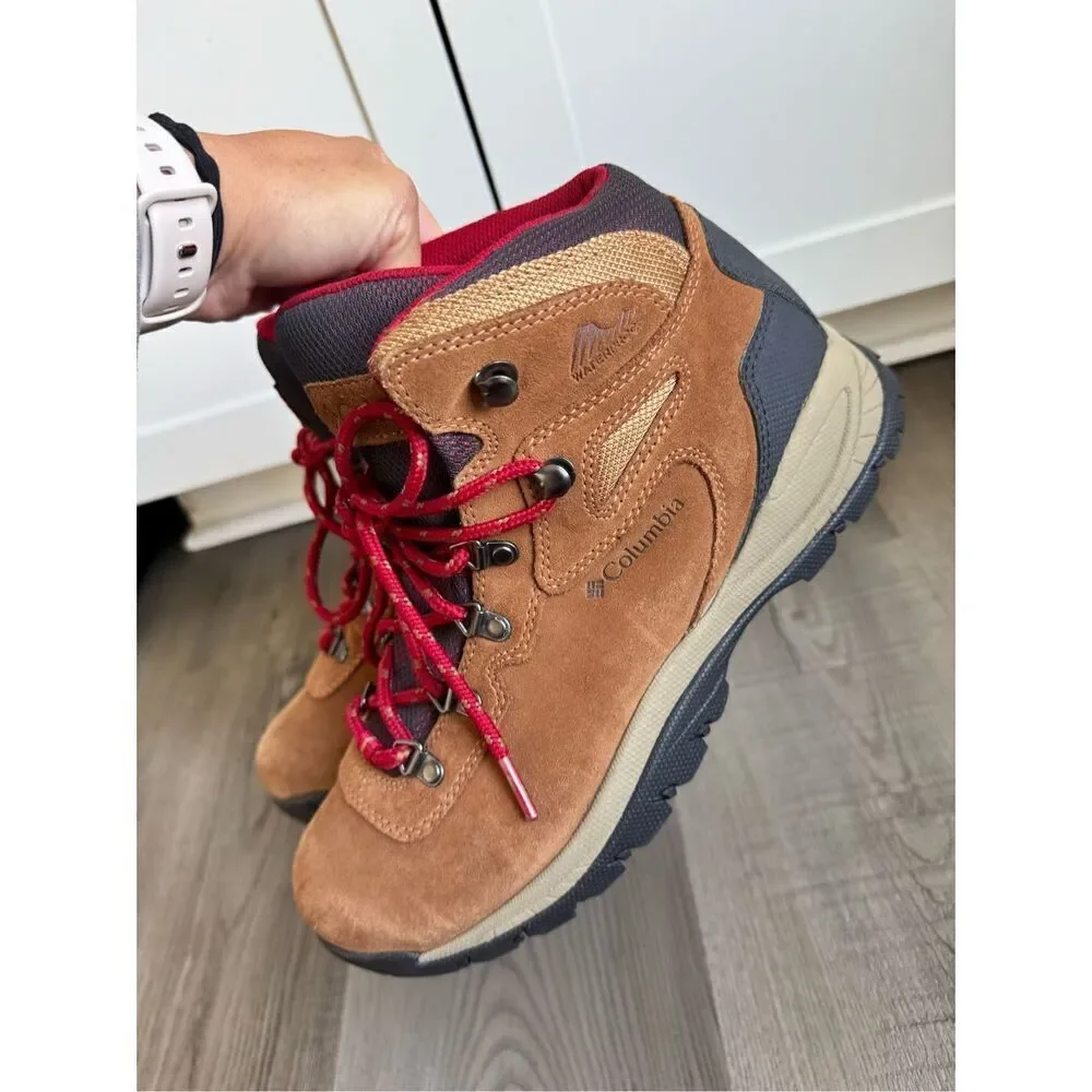 Columbia Newton Ridge Plus Waterproof Hiking Boots, Women’s 9.5 Amped Leather El